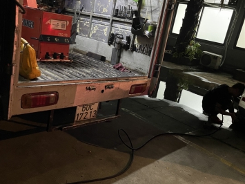 Vá vỏ lưu động đường Trần bình trọng,0902,235,532