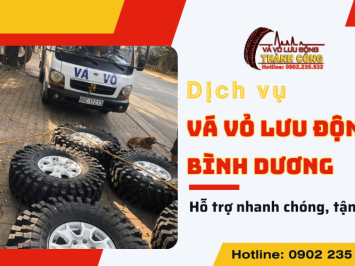 Dịch vụ vá vỏ lưu động Bình Dương - Hỗ trợ nhanh chóng, tận nơi