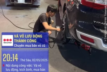 dịch vụ vá vỏ xe Bình Dương cung cấp bởi Vá Vỏ Thành Công 0902235532