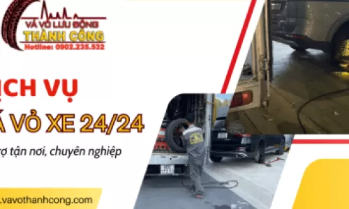 Tìm dịch vụ vá vỏ xe gần đây? Liên hệ ngay Thành Công, hỗ trợ 24/24!