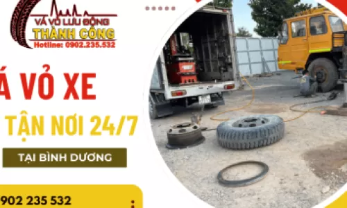 Dịch vụ vá vỏ xe tận nơi tại Bình Dương – Tiện lợi cho mọi hành trình
