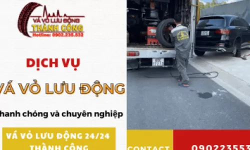 Thành Công cung cấp dịch vụ vá vỏ lưu động nhanh chóng và chuyên nghiệp