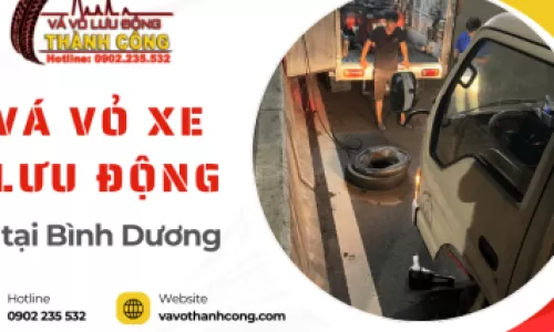 Vá vỏ xe lưu động Thành Công – Đồng hành trên mọi chặng đường
